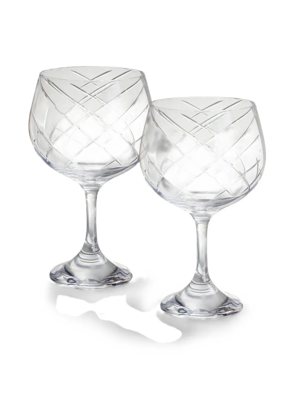 Rosenthal 2026 Vyras Cross-cut Gin Glasses In Transparent