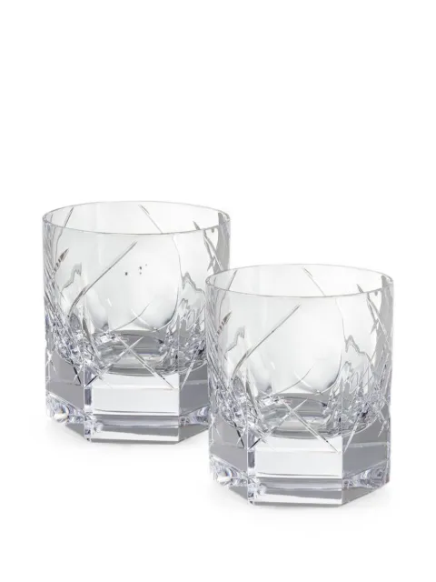 Rosenthal 2026 Vyras geometric-cut crystal whisky glasses