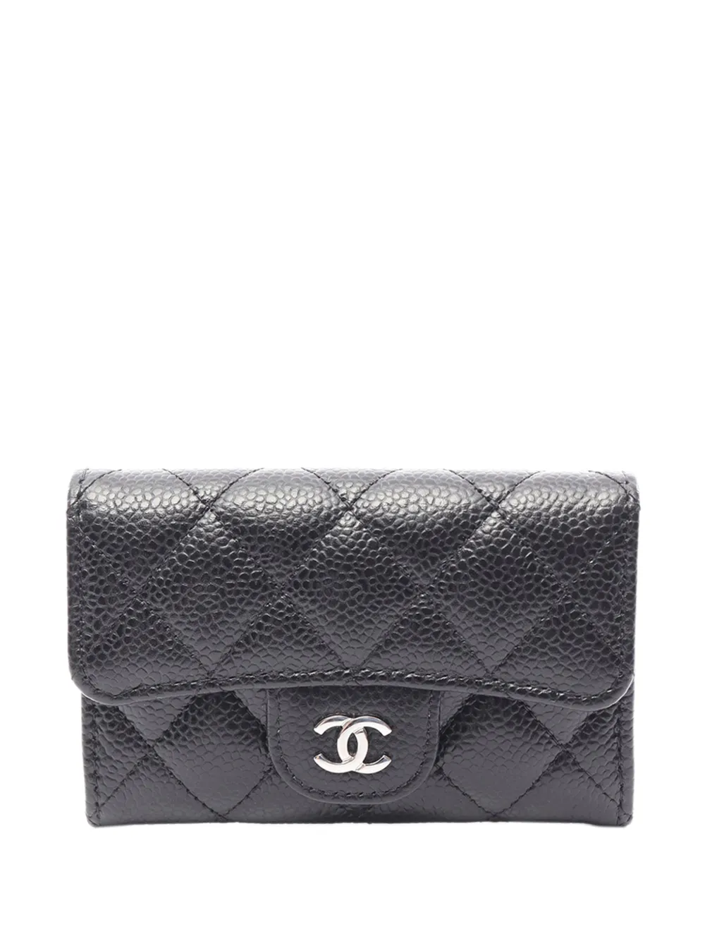 CHANEL Pre-Owned Portacarte CC trapuntato 2019 - Nero