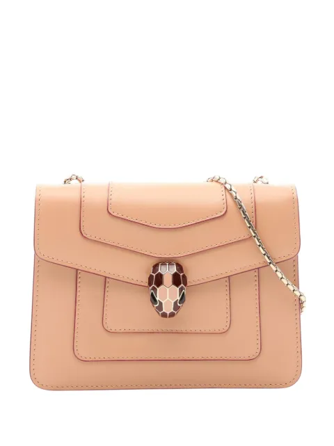 Bvlgari Pre-Owned 2010-2026 Small Leather Square Serpenti Forever Chain crossbody bag