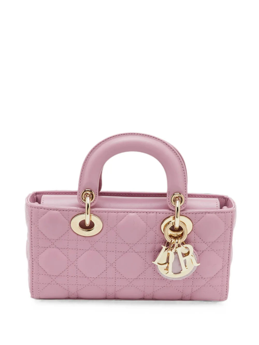 Christian Dior Pre-Owned Lady D-Joy Cannage tote bag - Rosa