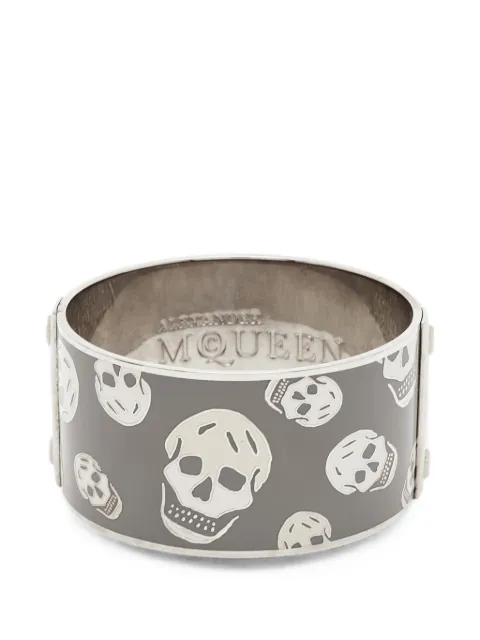 Alexander McQueen Pre-Owned Skull-motif bangle bracelet