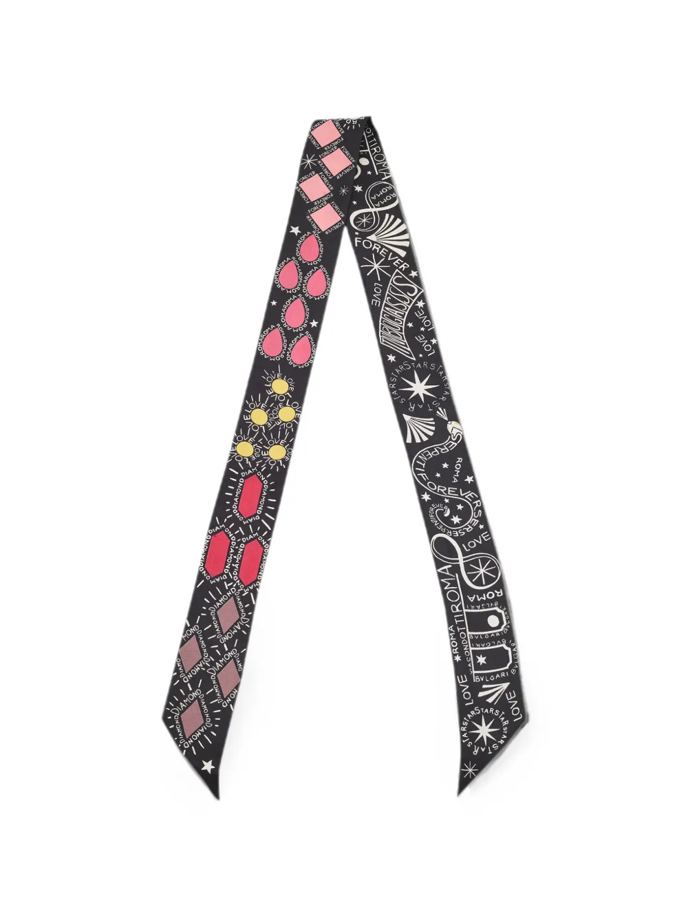 Bvlgari Pre-Owned printed scarf - Schwarz