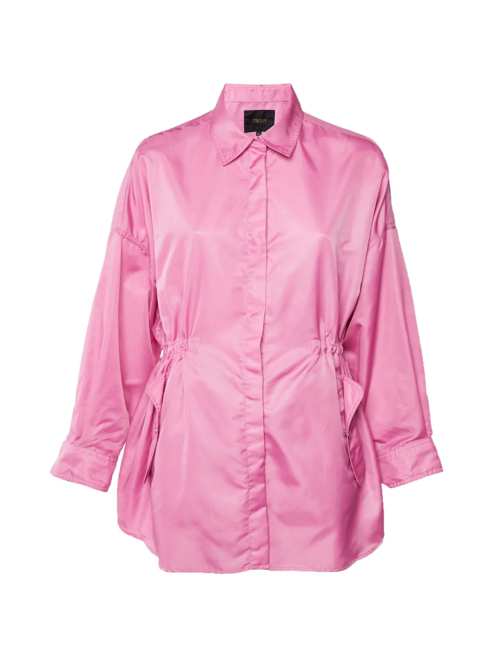 Maje oversized windbreaker shirt - Rosa