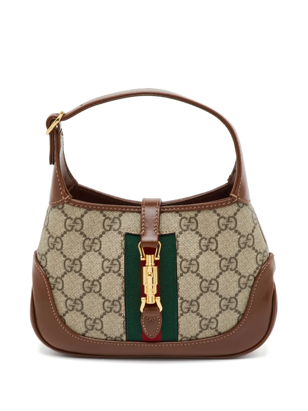 Gucci Pre-Owned Borsa a spalla Jackie 1961 in tessuto GG Supreme - Toni neutri