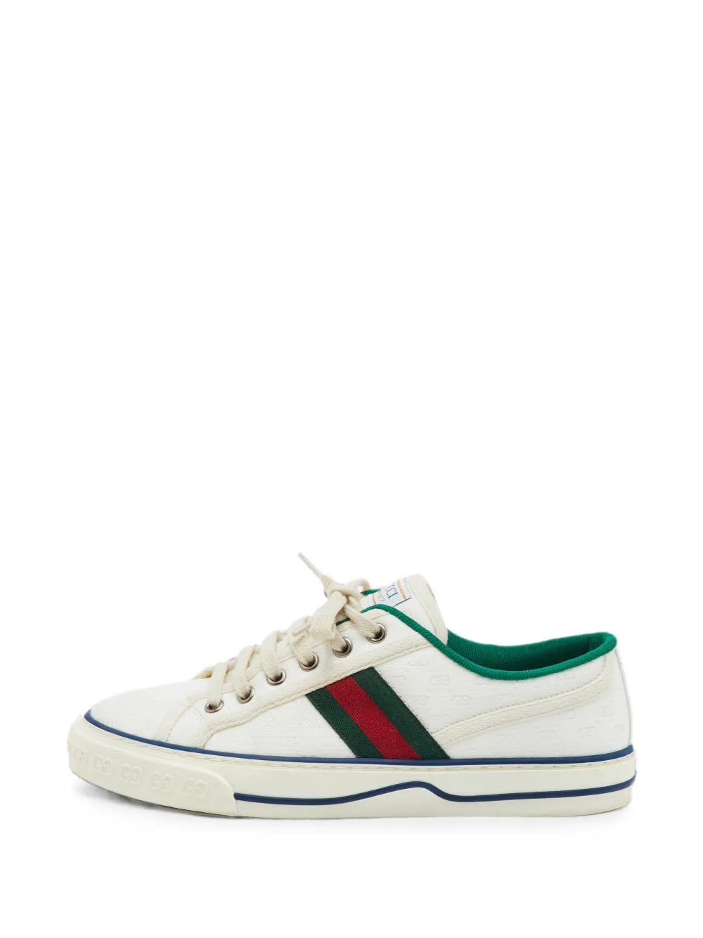 Gucci Pre-Owned Tennis 1977 Mini GG sneakers - Nude