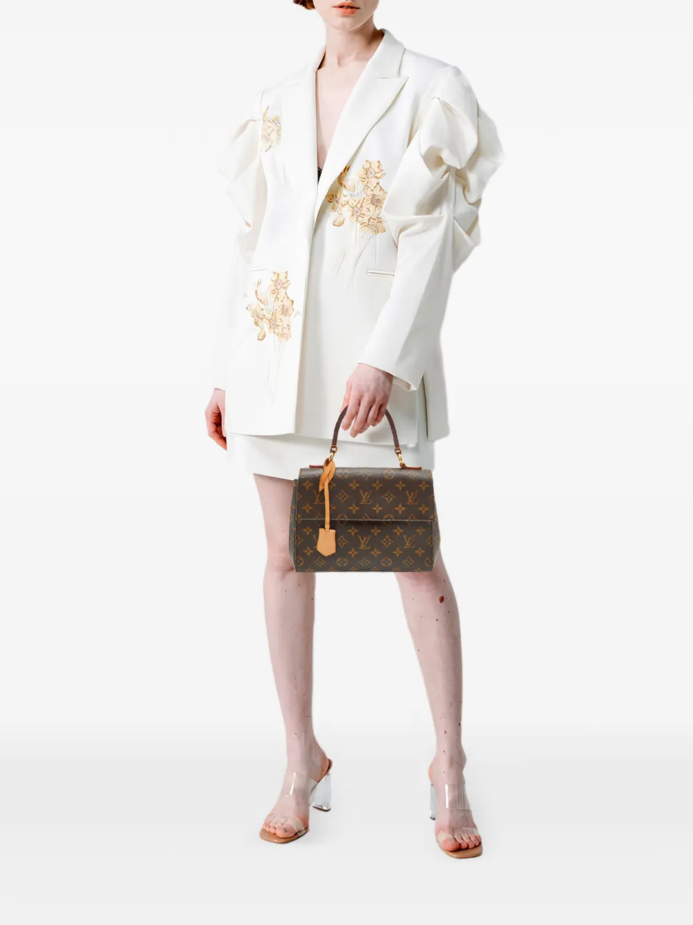 Louis Vuitton Pre-Owned Cluny BB Monogram tote bag - Brown
