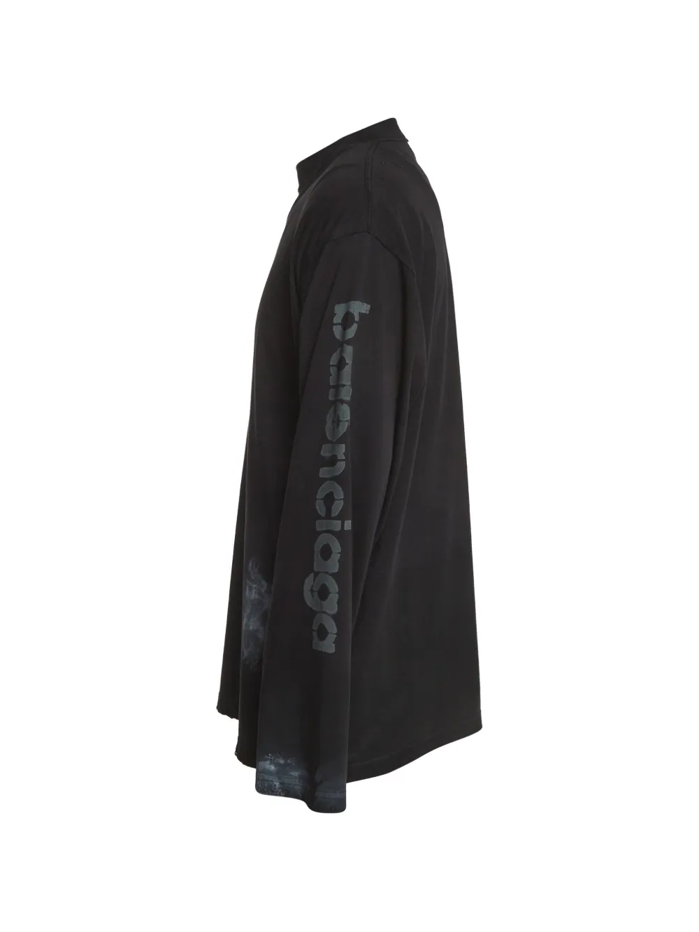 Balenciaga Pre-Owned distressed long-sleeve T-shirt - Schwarz