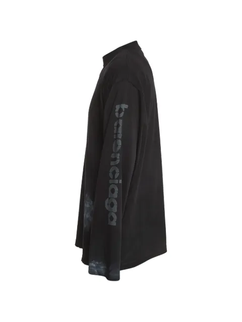 Balenciaga Pre-Owned distressed long-sleeve T-shirt