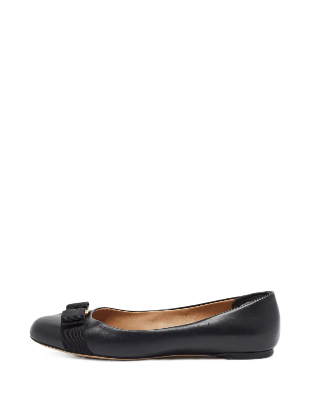 Ferragamo Pre-Owned Varina bow ballet flats - Nero