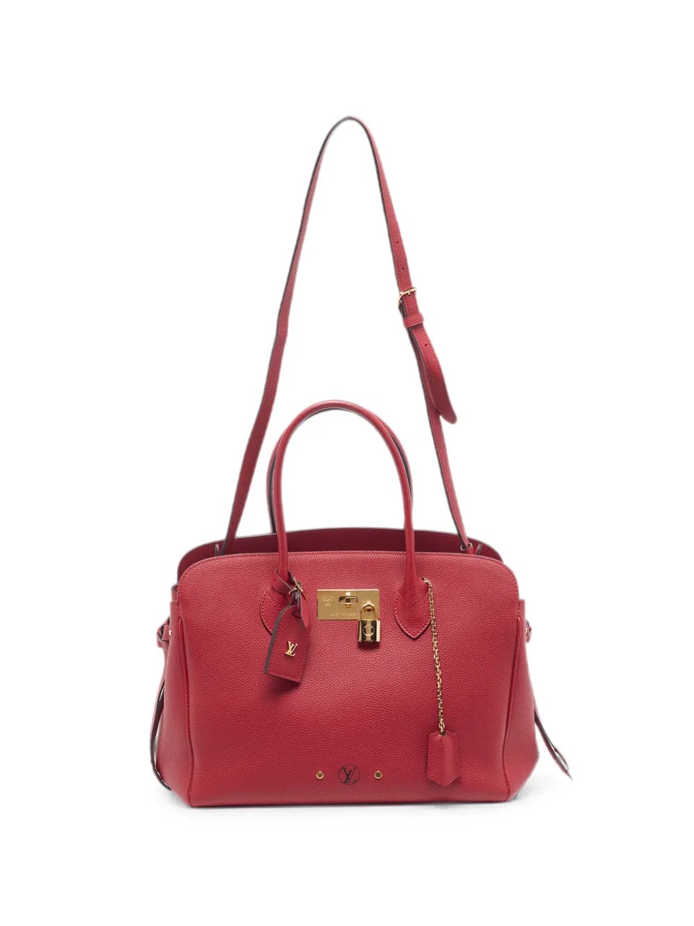Louis Vuitton Pre-Owned 2018 MM Milla grained-leather tote bag - Rot