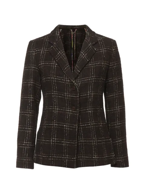 Etro Pre-Owned checked single-breasted blazer