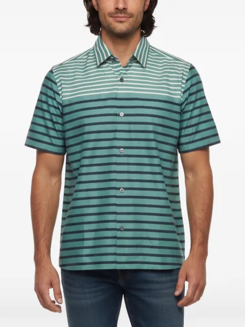 BOSS striped poplin shirt