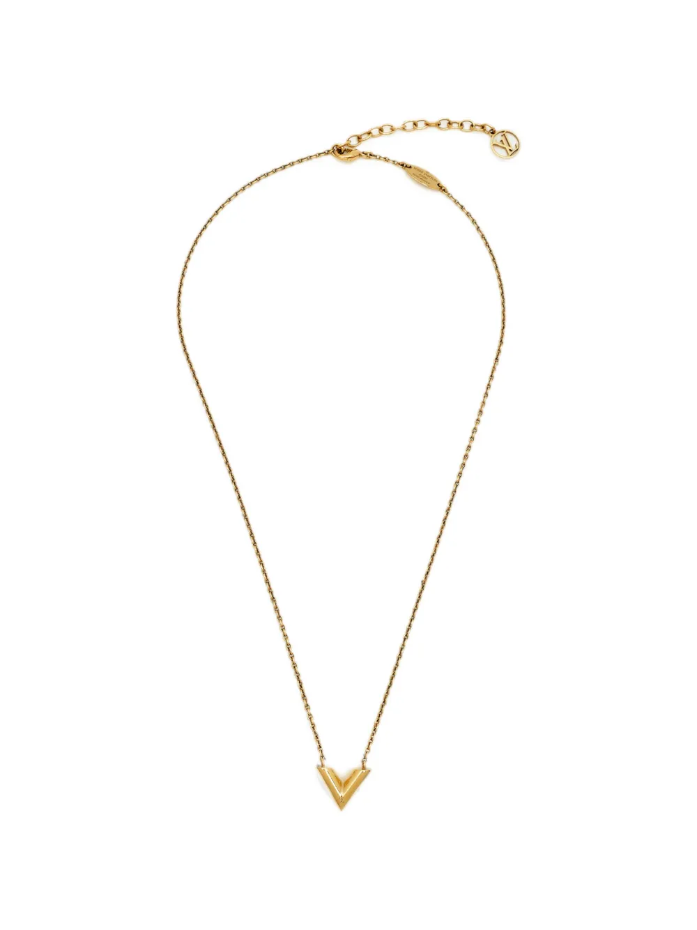 Louis Vuitton Pre-Owned Essential V necklace - Oro