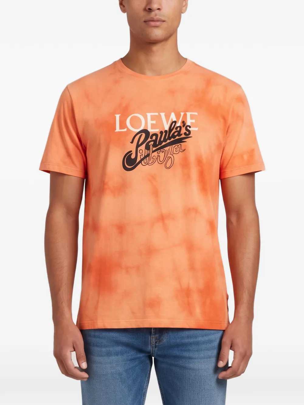 Loewe Pre-Owned x Paula's Ibiza tie-dye T-shirt - Arancione