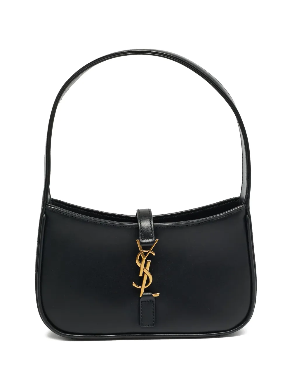 Saint Laurent Pre-Owned mini LE 5 À 7 leather shoulder bag - Nero
