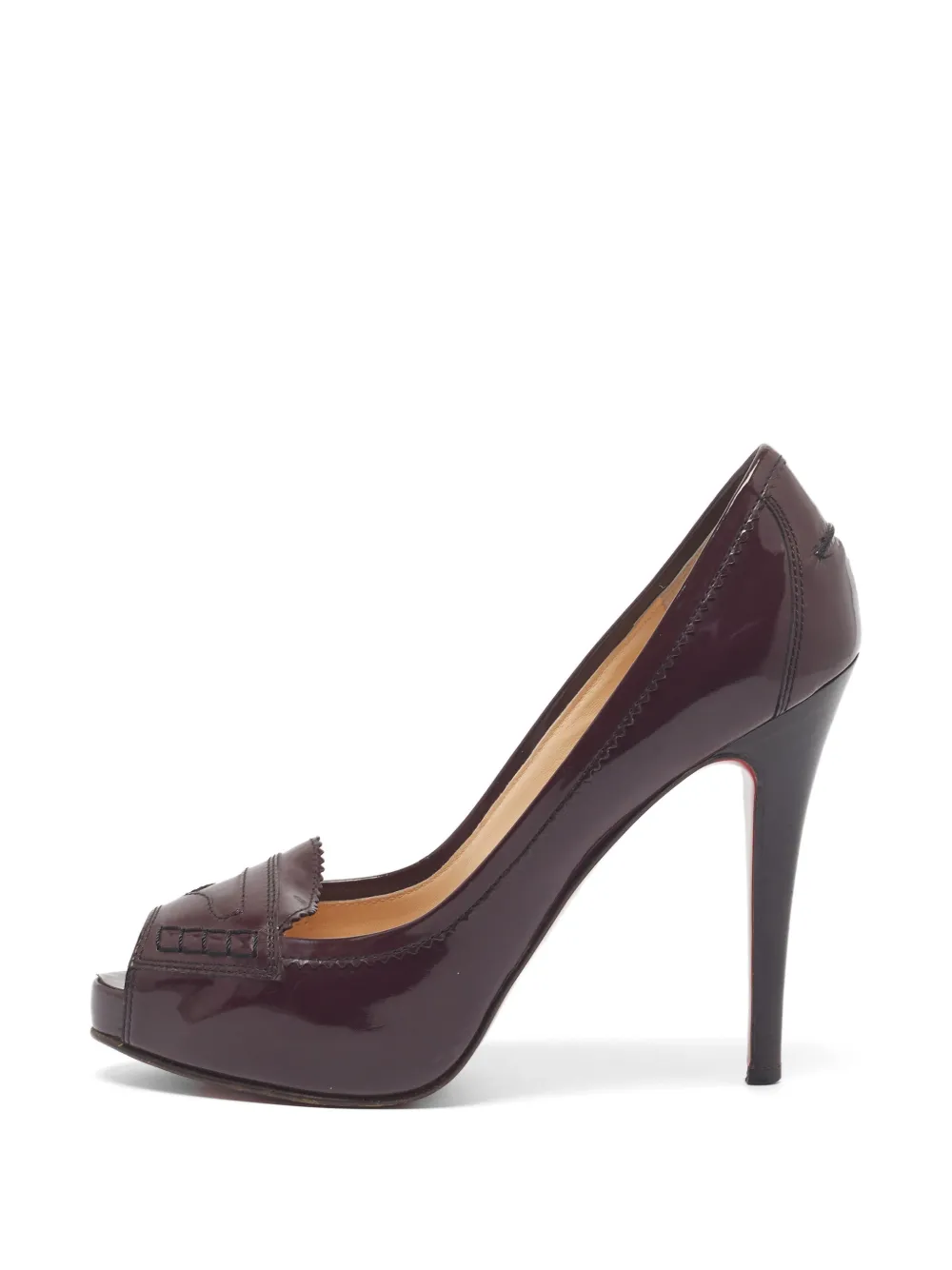 Christian Louboutin Pre-Owned Peniche peep-toe pumps - Violett