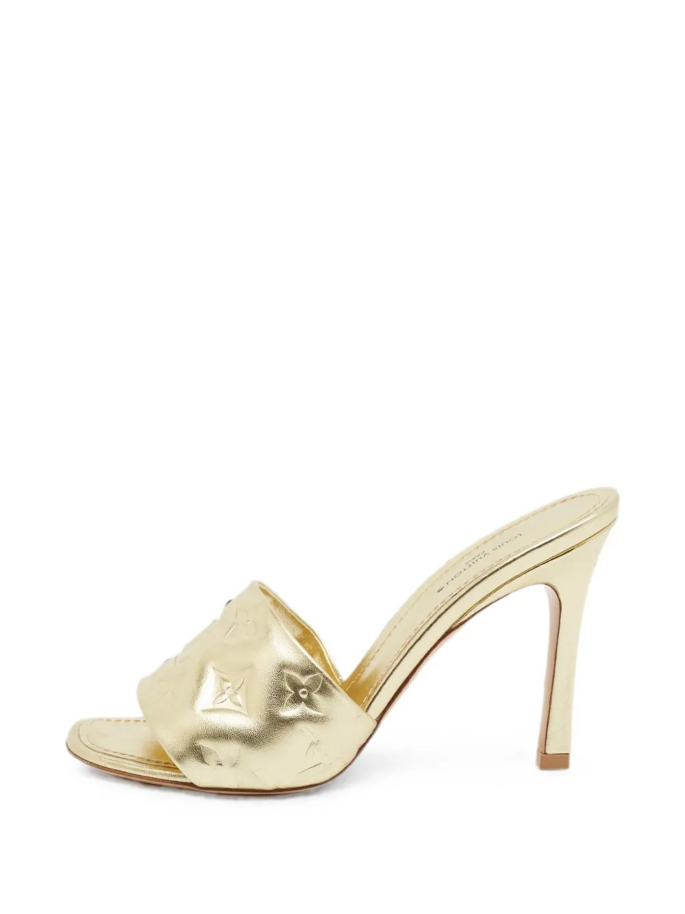 Louis Vuitton Pre-Owned Revival Monogram leather sandals - Gold