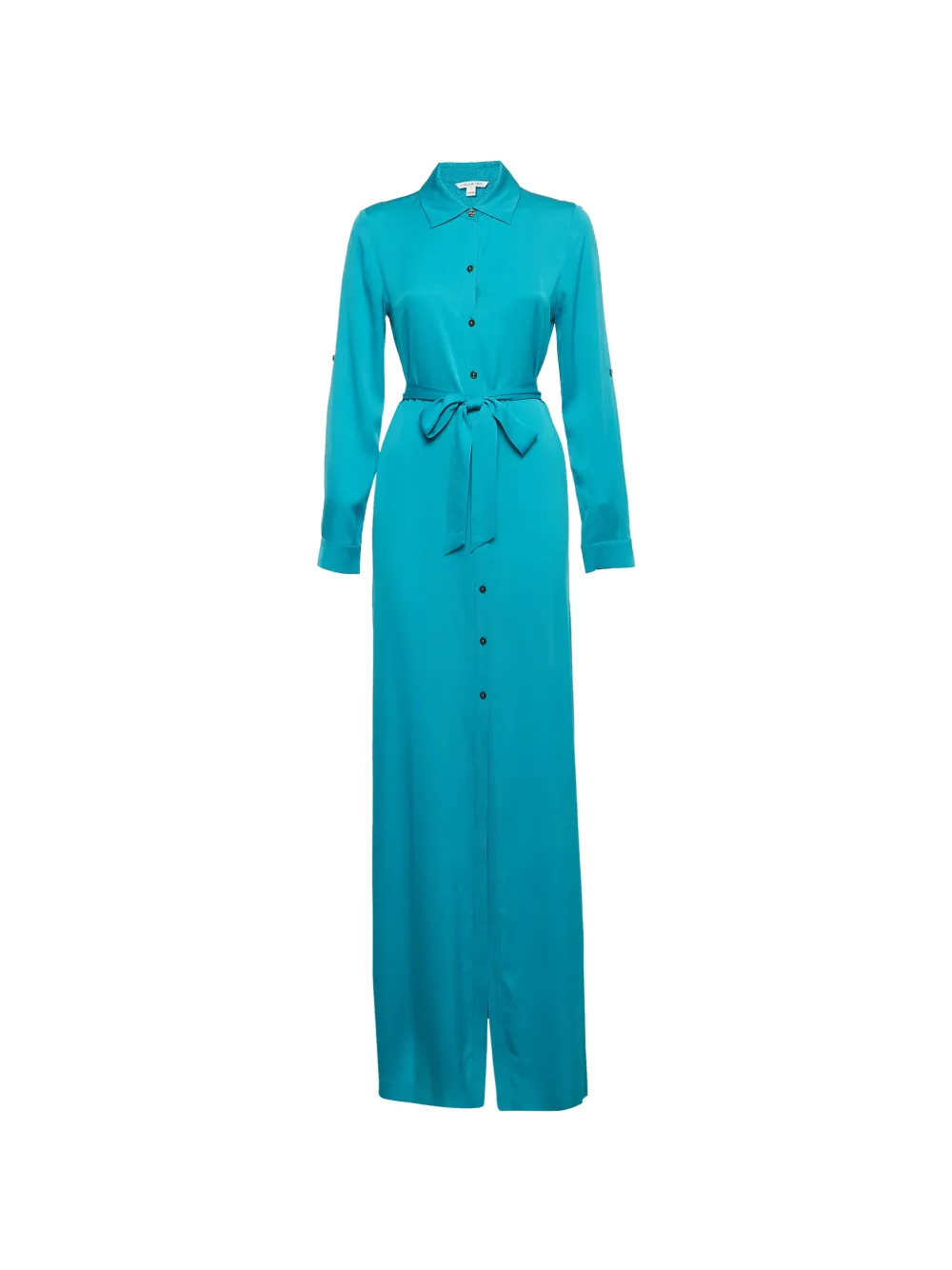 DVF Diane von Furstenberg Amina maxi shirt dress - Blau