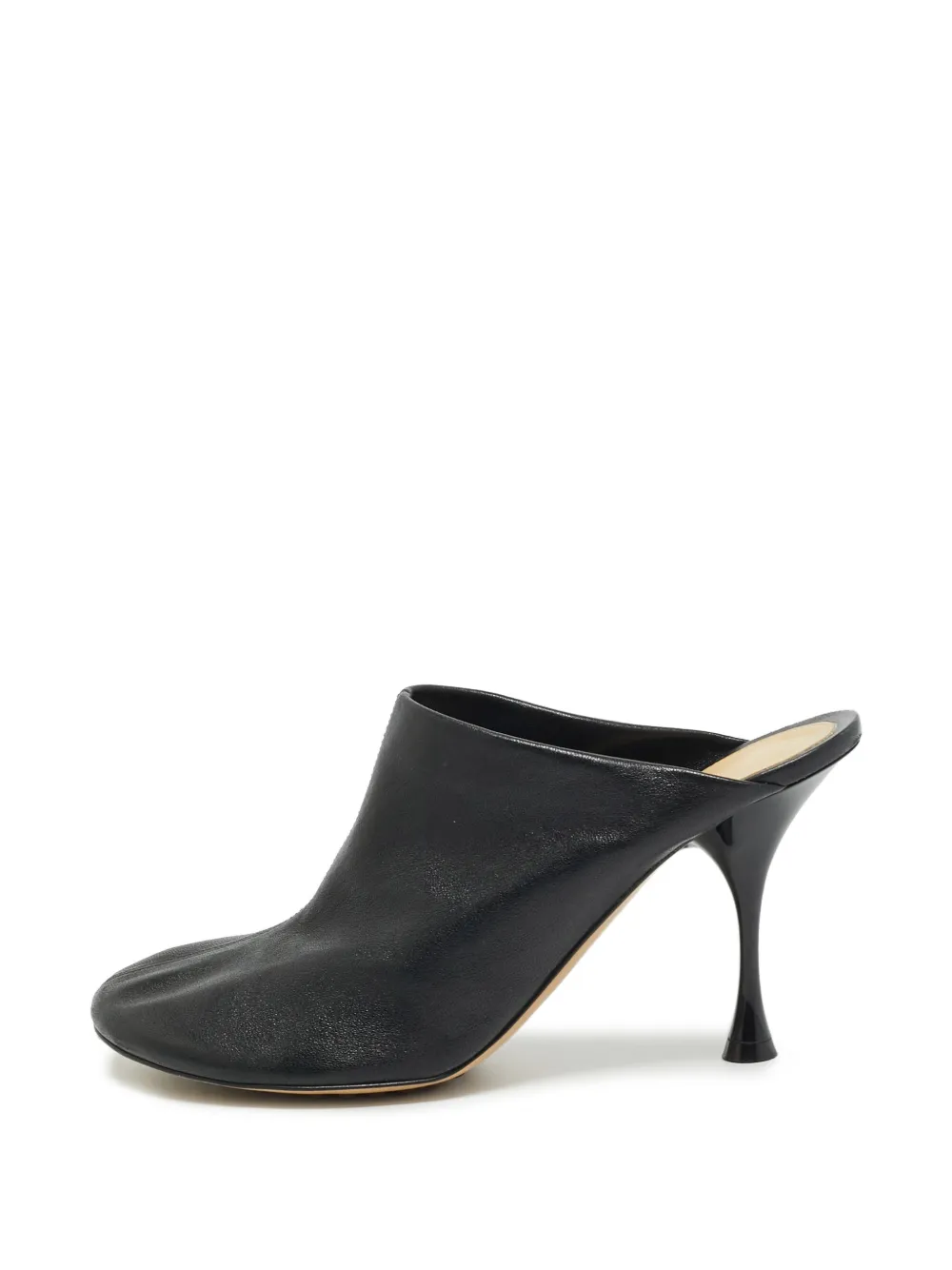 Bottega Veneta Pre-Owned Dot leather heeled mules - Schwarz