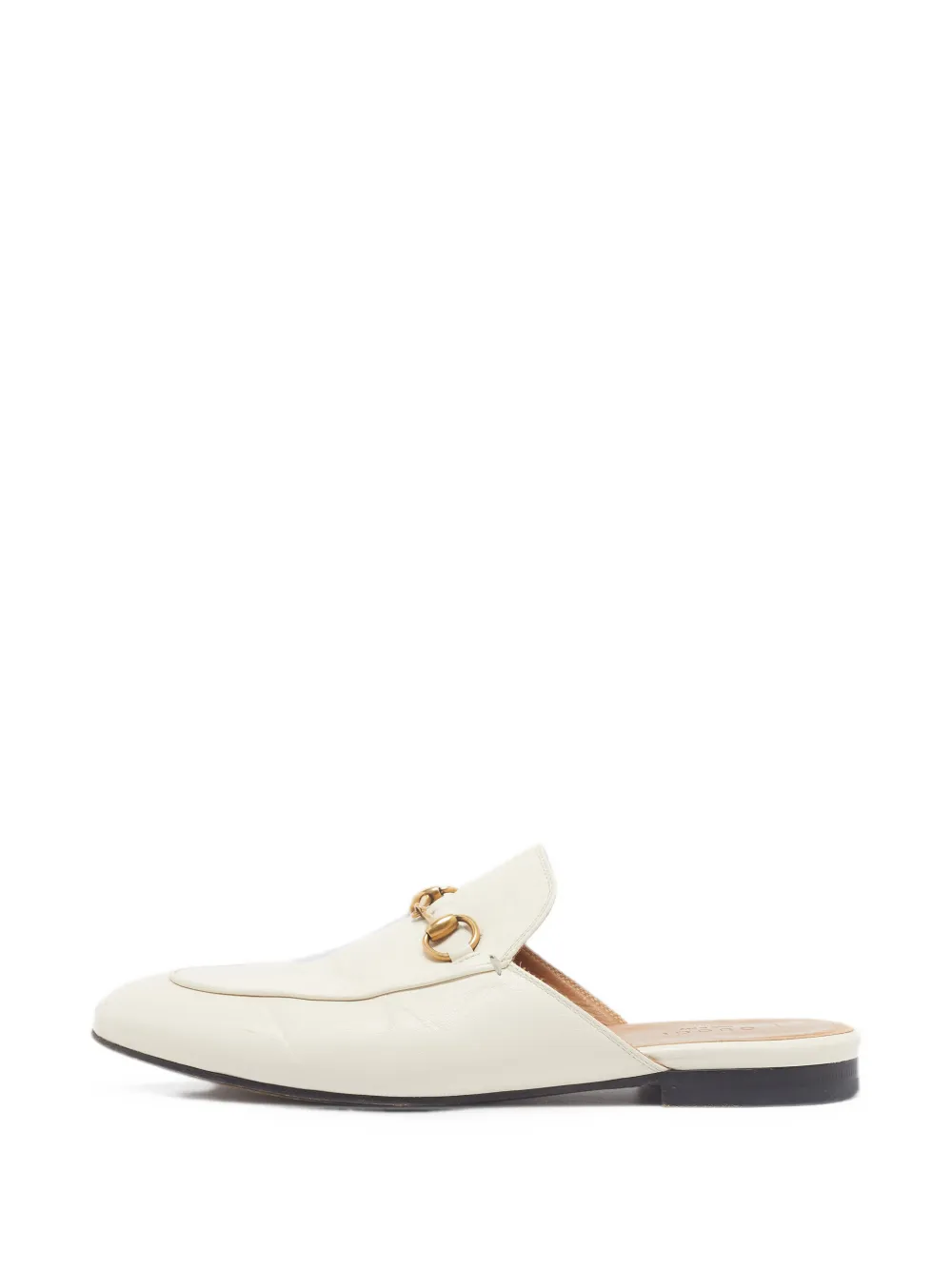 Gucci Pre-Owned Princetown Horsebit-detail flat mules - Bianco