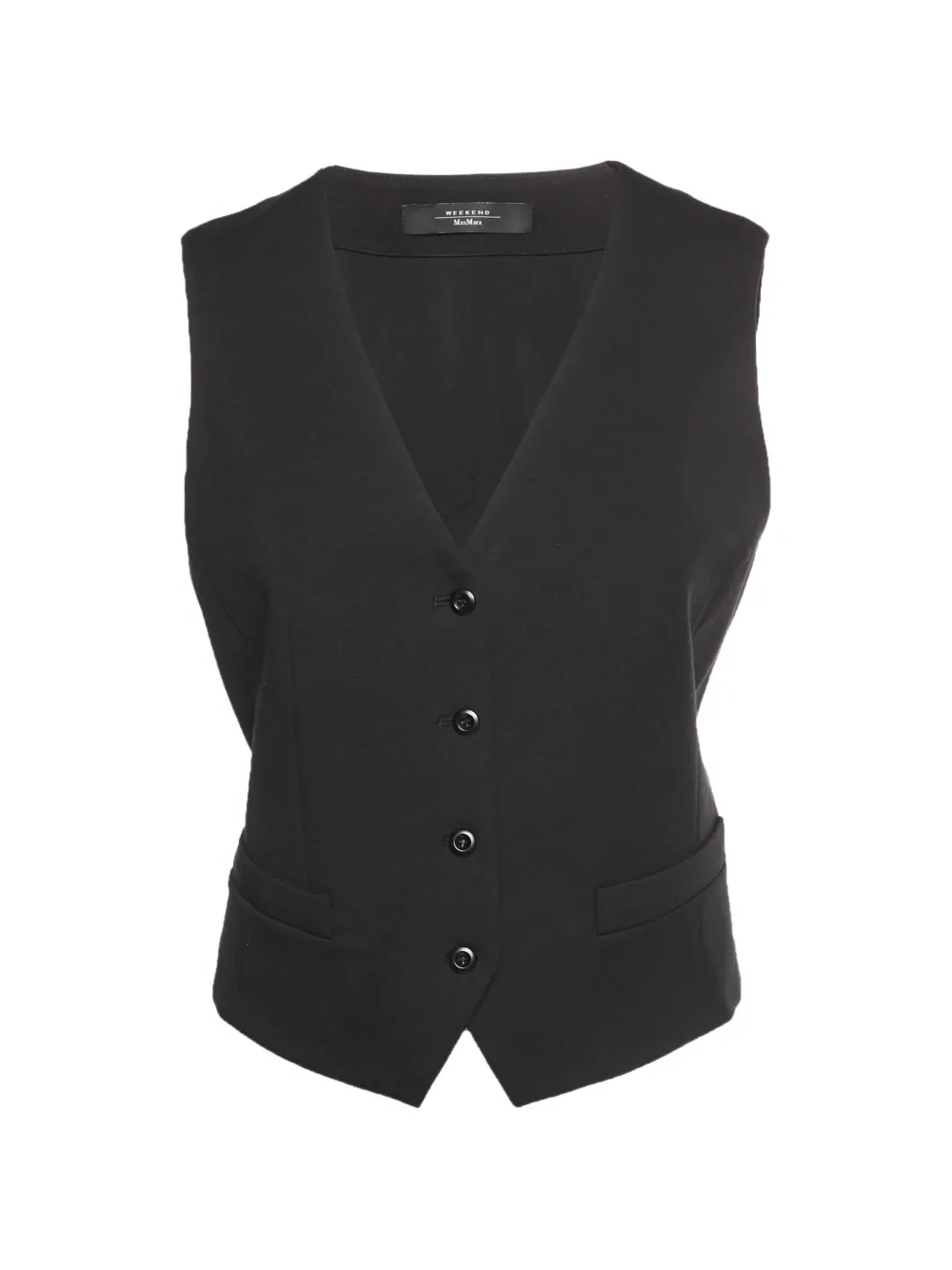 Max Mara sleeveless jersey vest - Black