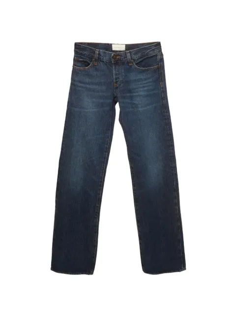 FRAME x Amelia Gray logo-patch wide-leg jeans