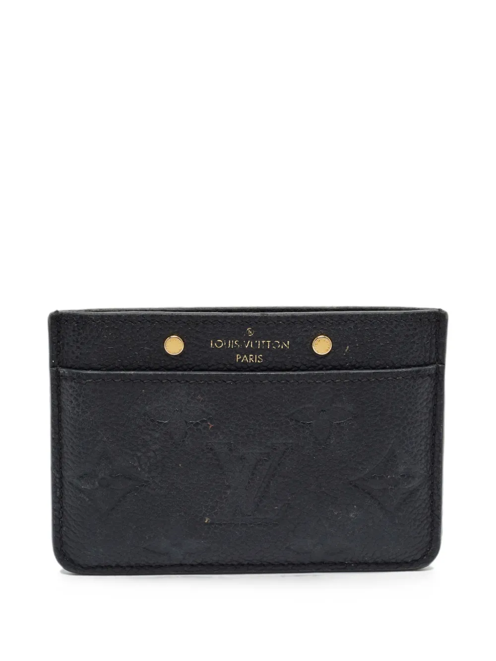 Louis Vuitton Pre-Owned 2018 Monogram Empreinte card holder - Nero