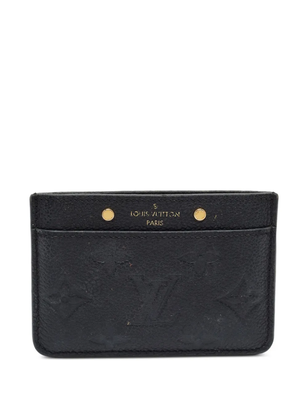 Louis Vuitton Pre-Owned 2018 Monogram Empreinte card holder - Nero