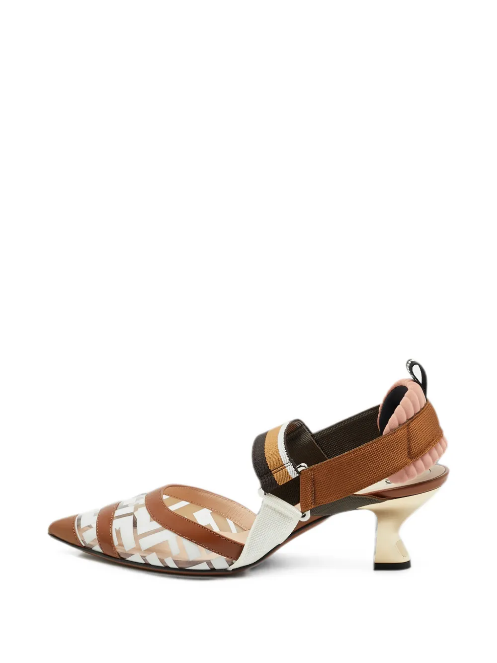 Fendi Pre-Owned Colibri slingback pumps - Weiß