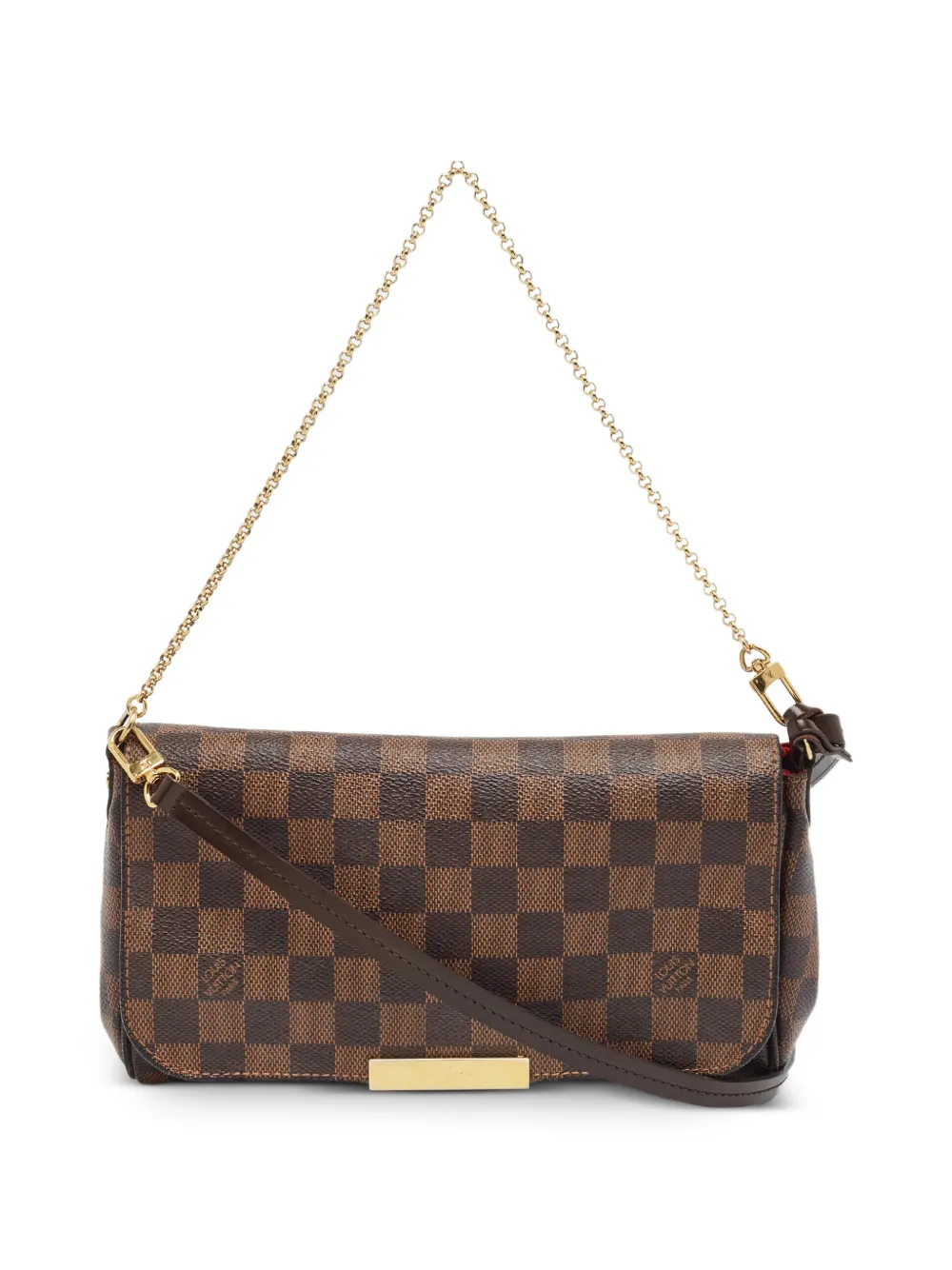Louis Vuitton Pre-Owned 2015 Favorite Damier Ebene shoulder bag - Brown