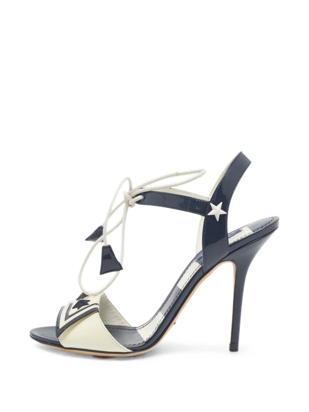 Dolce & Gabbana Pre-Owned star-embellished heeled sandals - Blau