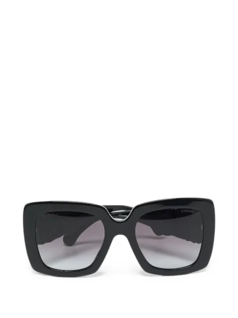 CHANEL Pre-Owned CC square-frame sunglasses