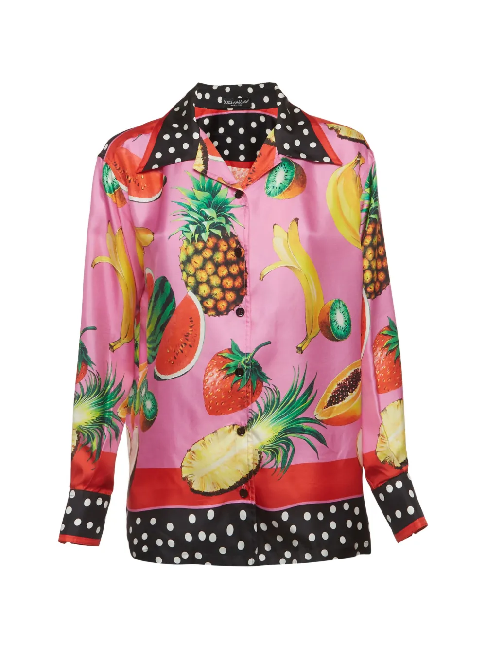 Dolce & Gabbana Pre-Owned 2020 fruit-print shirt - Pink