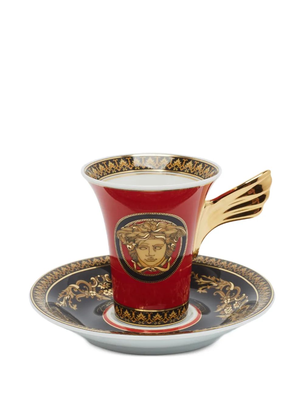 Versace Pre-Owned Medusa Ikarus cup and saucer set - Red