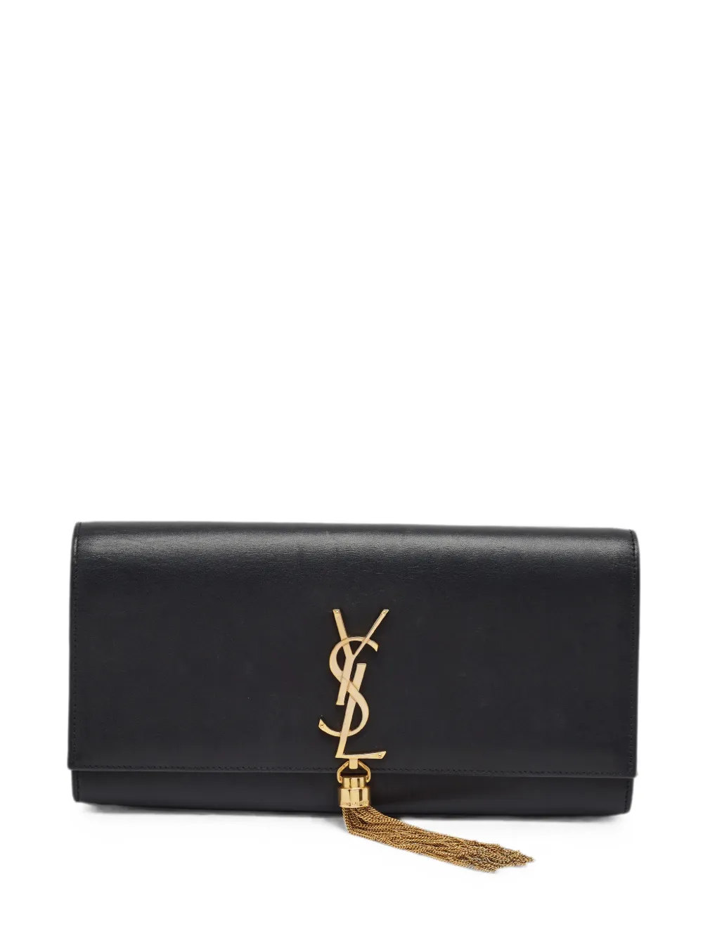 Saint Laurent Pre-Owned 2018 Kate tassel clutch bag - Nero