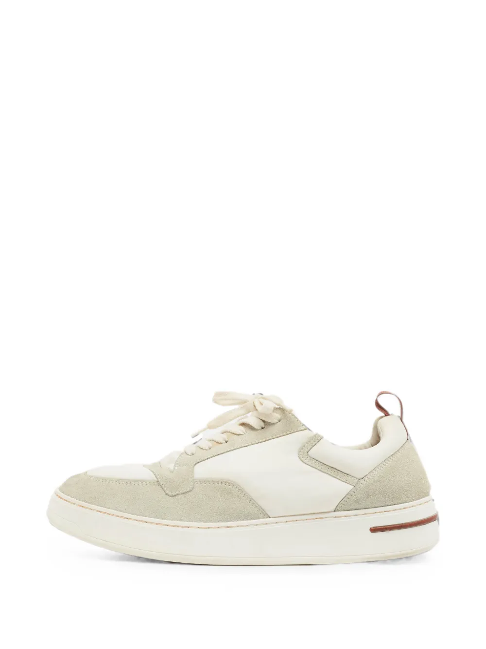 Loro Piana Pre-Owned Newport lace-up sneakers - Weiß
