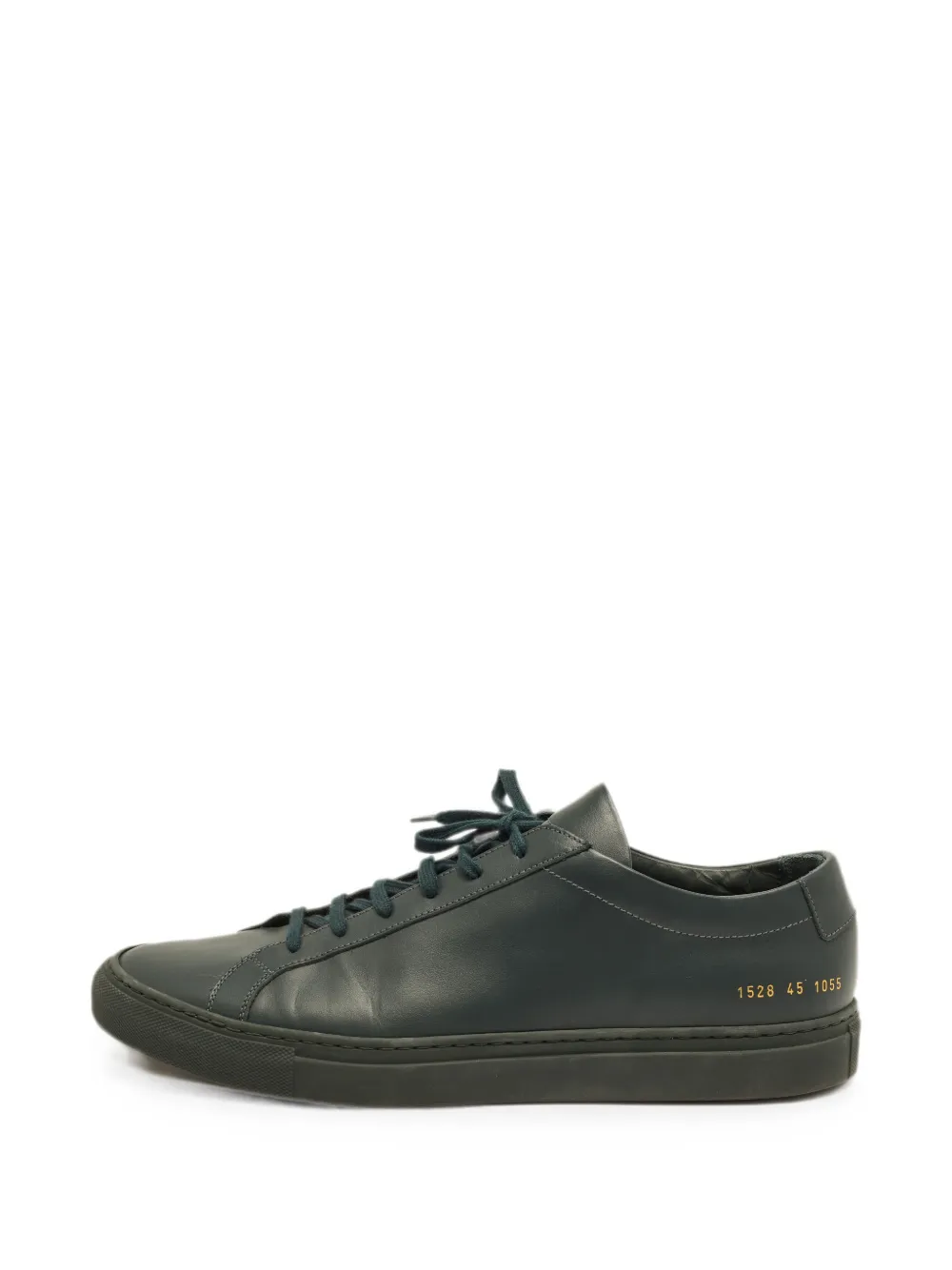 Pre-owned Common Projects Achilles Leather Low-top Sneakers In Green