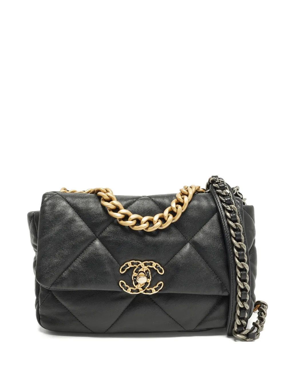 CHANEL Pre-Owned Gesteppter 19 Flap Tote Bag - Schwarz