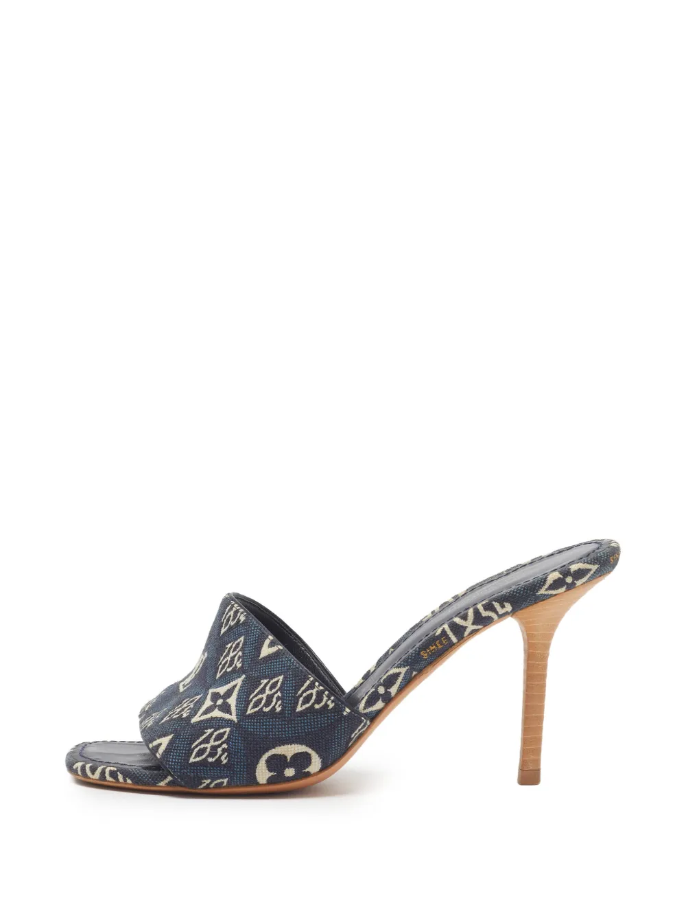 Louis Vuitton Pre-Owned Since 1854 Monogram-canvas sandals - Blau