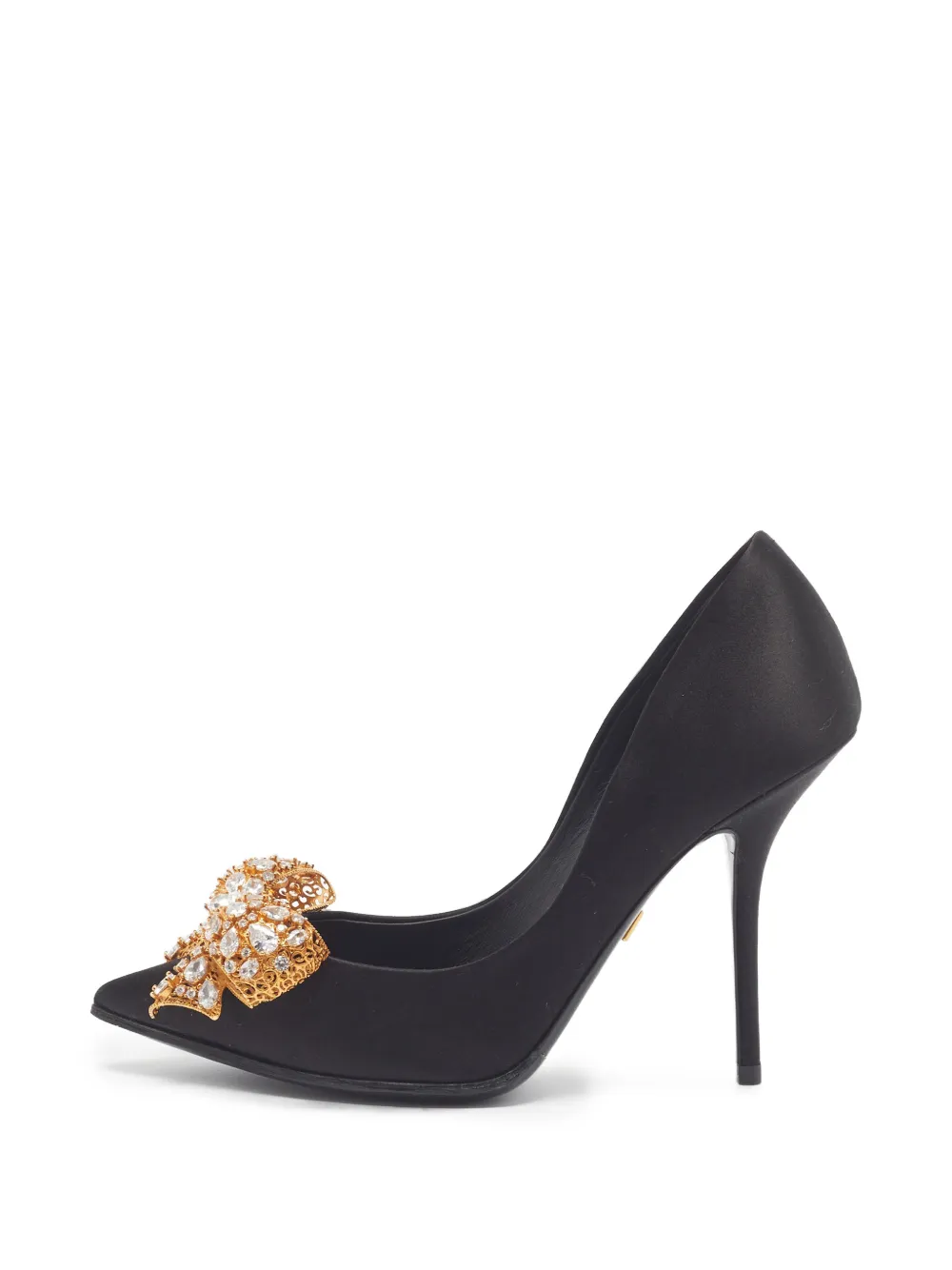 Dolce & Gabbana Pre-Owned crystal-embellished heeled pumps - Schwarz
