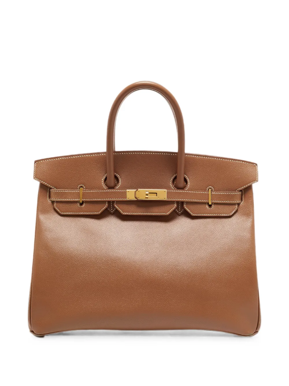 Hermès Pre-Owned 2000 35 Birkin Courchevel tote bag - Marrone