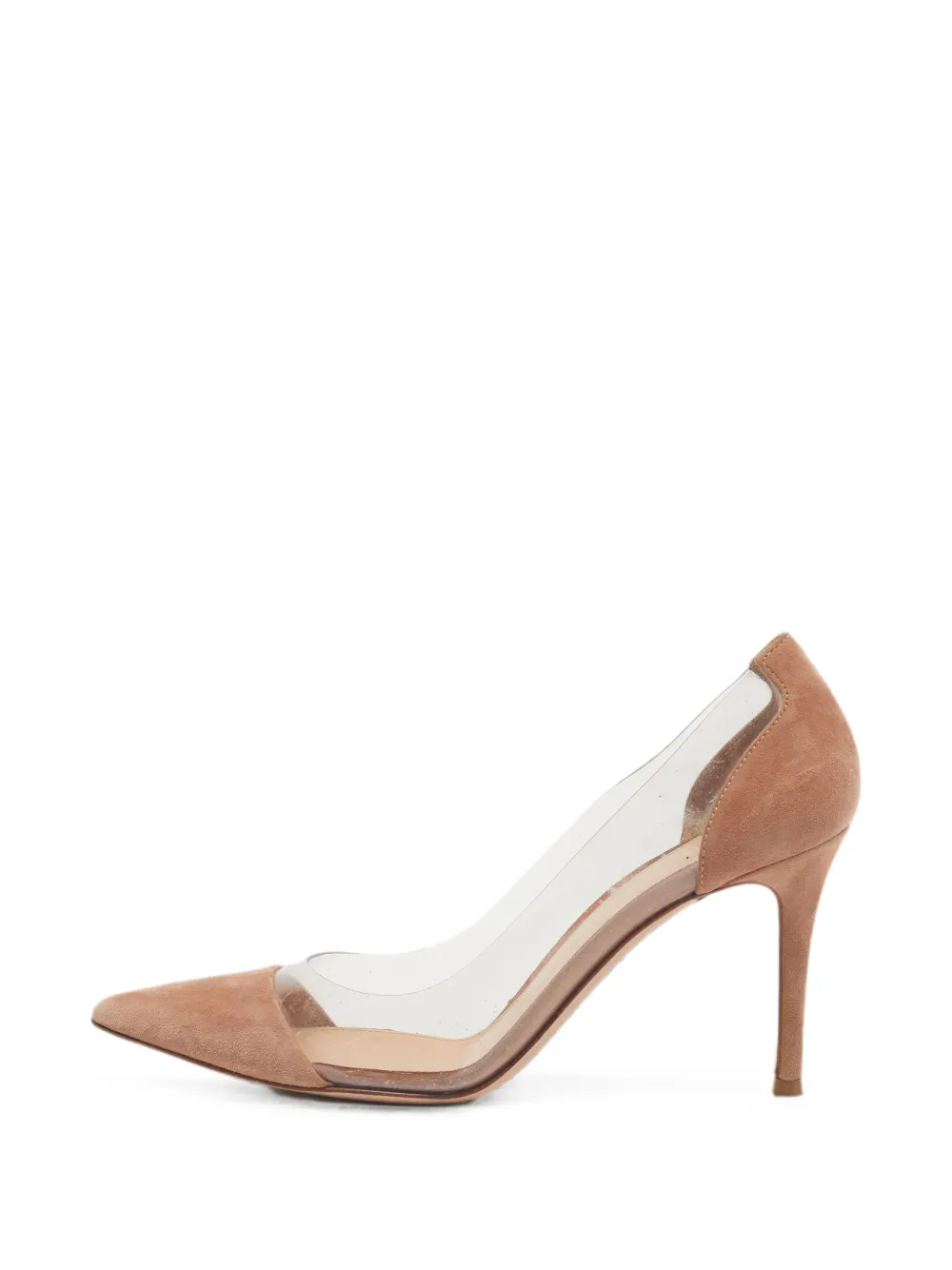 Gianvito Rossi Plexi heeled pumps - Bianco