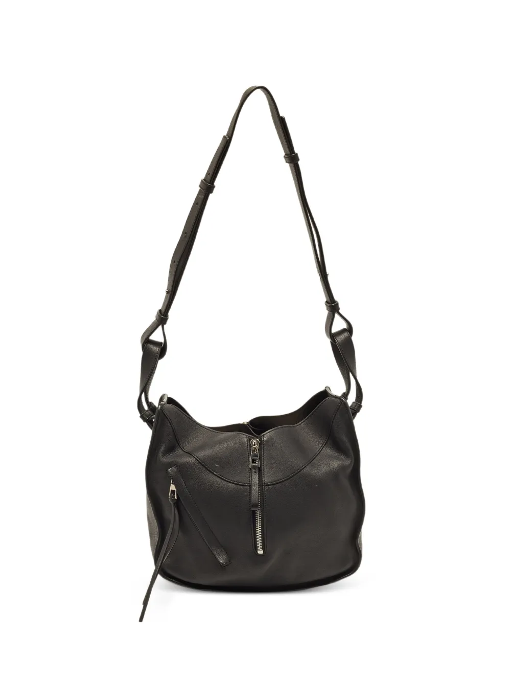 Loewe Pre-Owned medium Hammock leather shoulder bag - Black