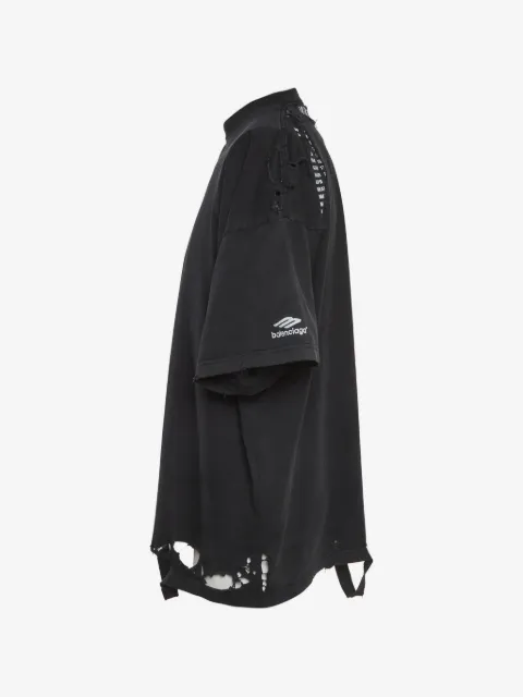 Balenciaga Pre-Owned distressed oversized T-shirt