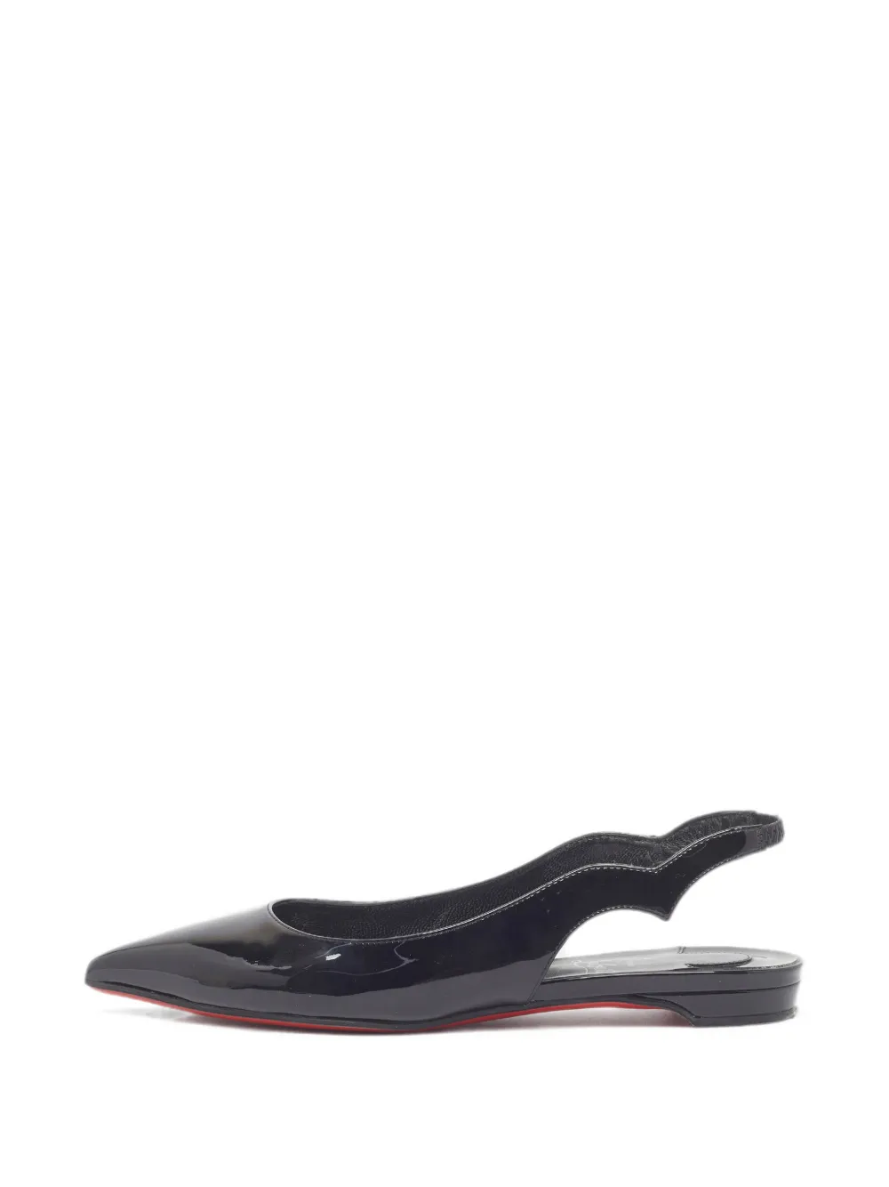 Christian Louboutin Pre-Owned Hot Chickita slingback flats - Schwarz