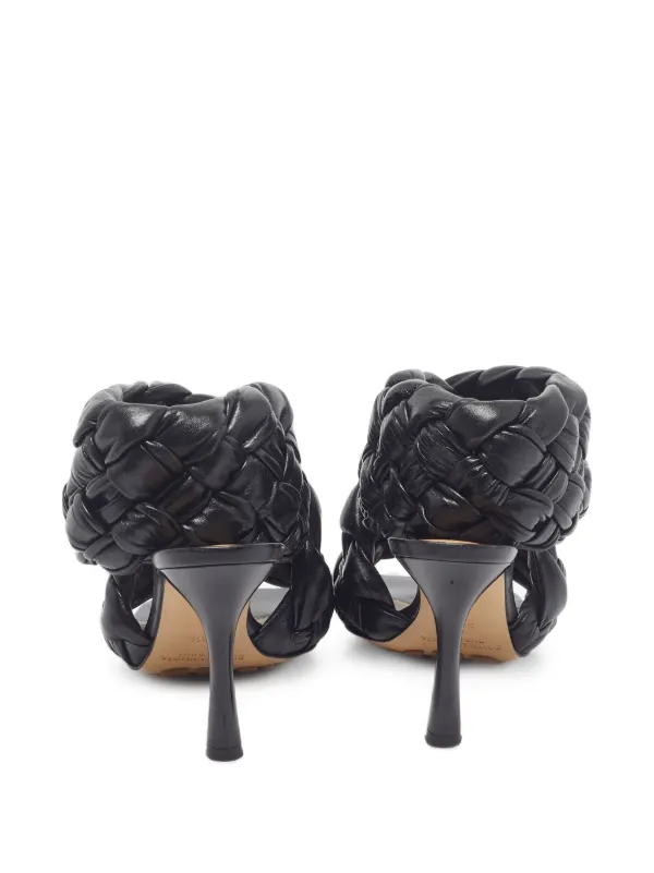 Bottega Veneta Pre-Owned イントレチャート サンダル | ブラック