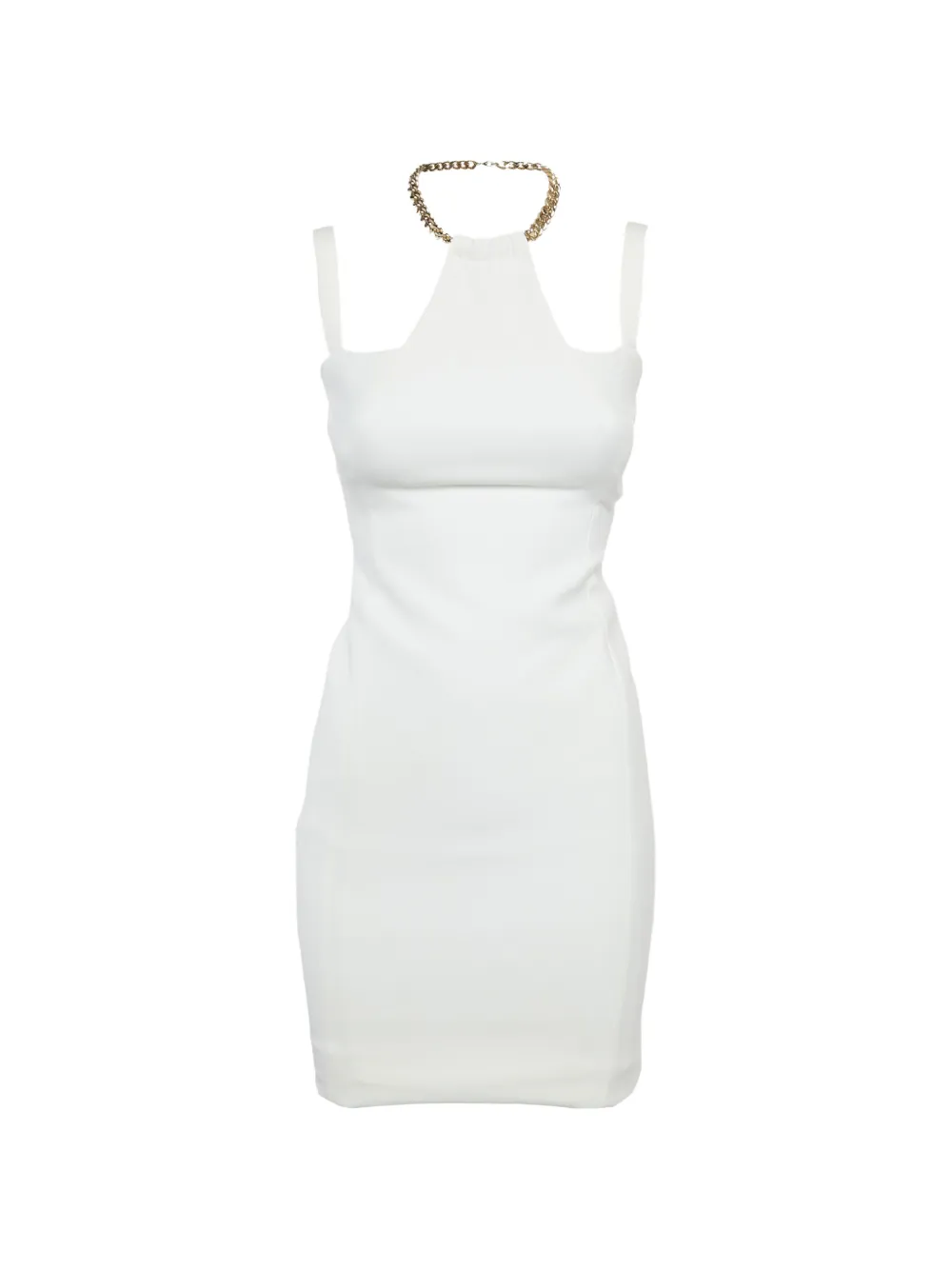 Versace Pre-Owned chain-detail mini dress - White