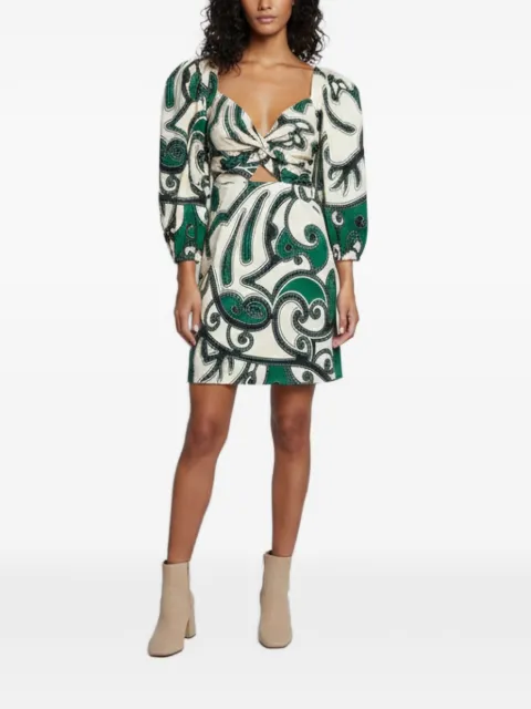 Alex Perry Lana puff-sleeve mini dress