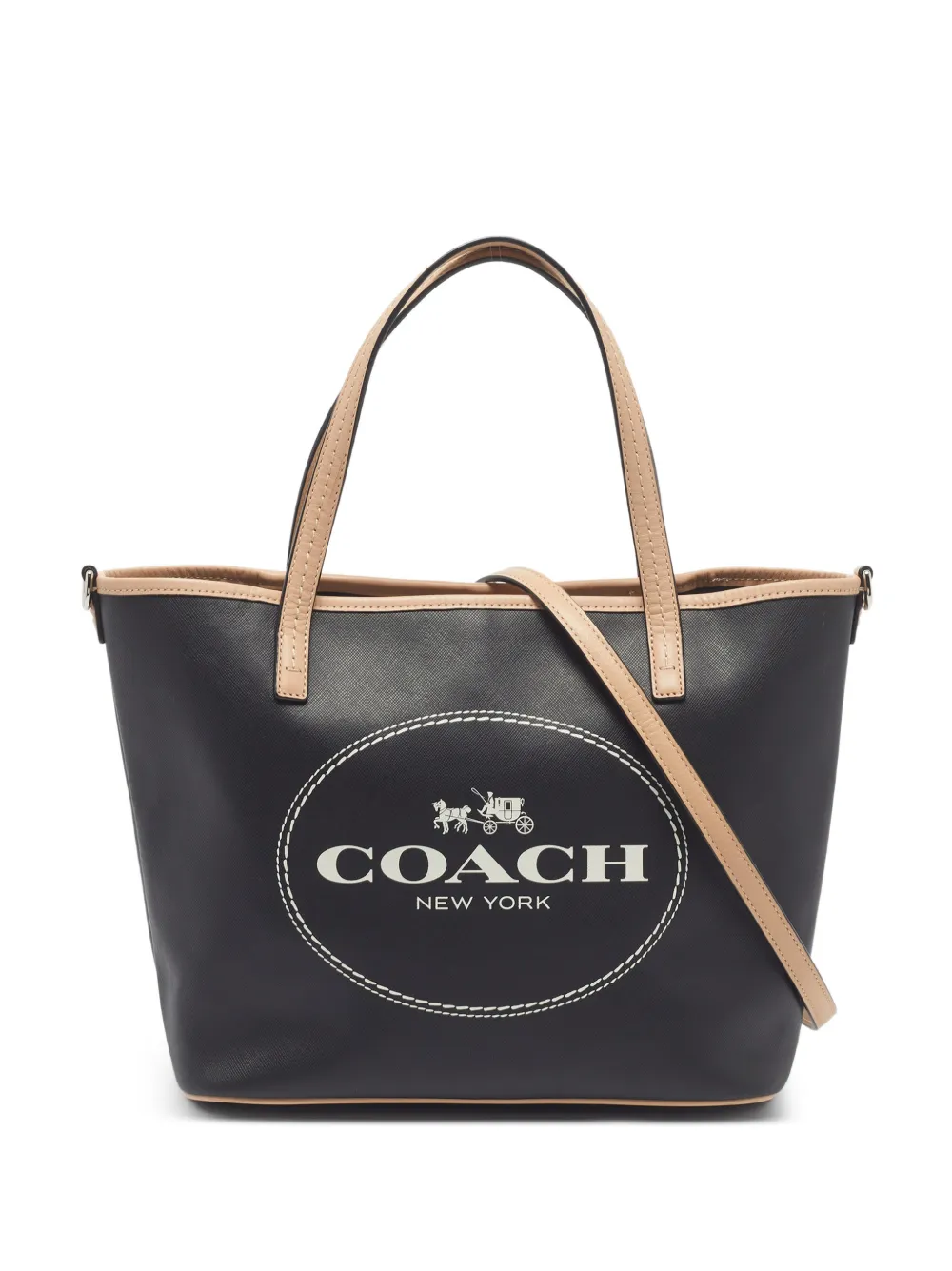 Coach Vintage Metro Horse and Carriage tote bag in Black